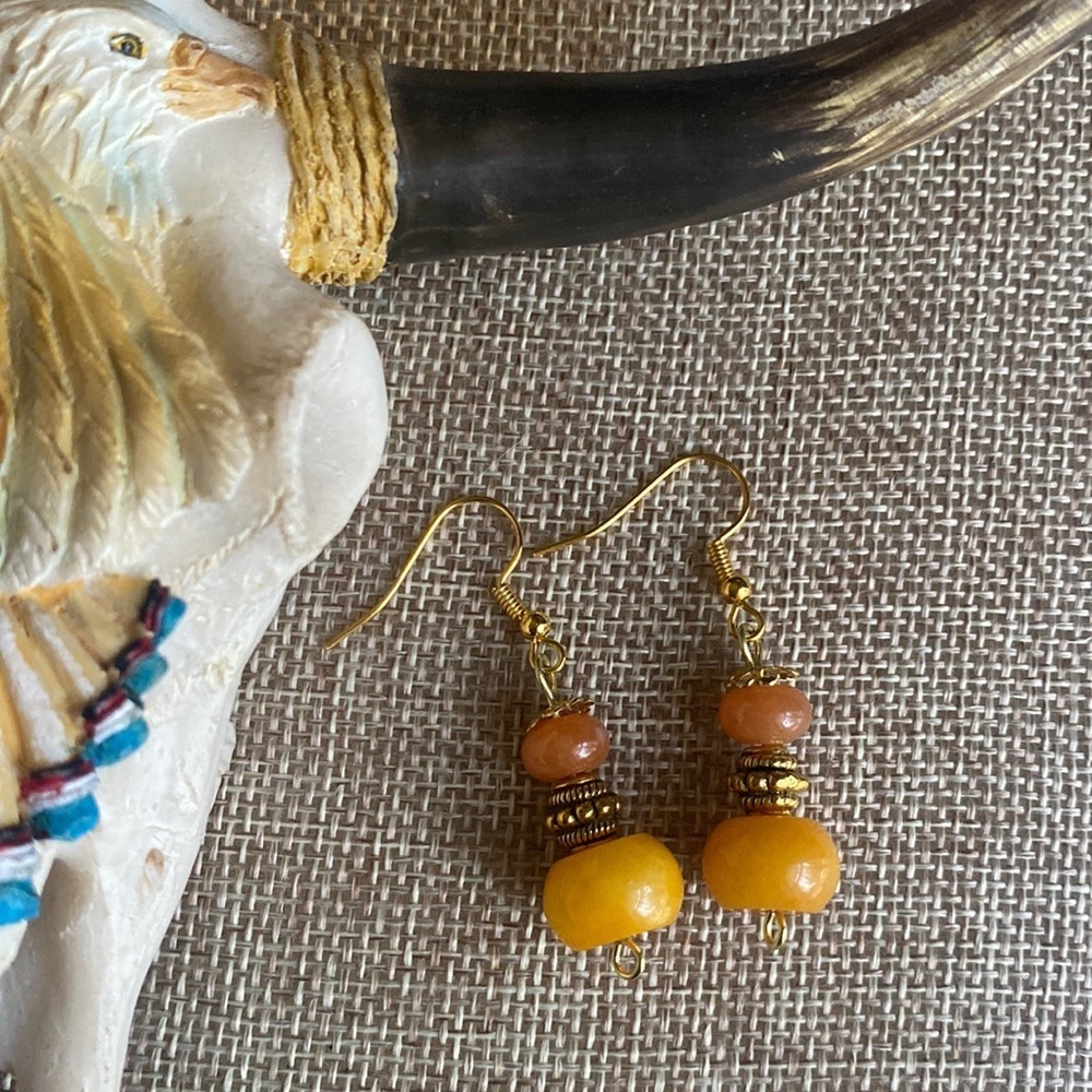 Southwestern Beaded Earrings - Handmade by Me